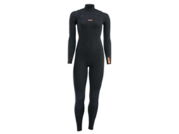 Terno de Neoprene Feminino Manga Longa com Zíper no Peito Element 4/3 Mm Preto Sion