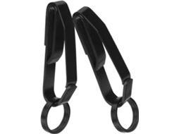 2 Peças Chaveiro Aberto Na Frente, Chaveiro Dividido, Clipe Para Cinto, Prendedores De Chave, Suporte De Liberação Rápida Personalizado Gokoco