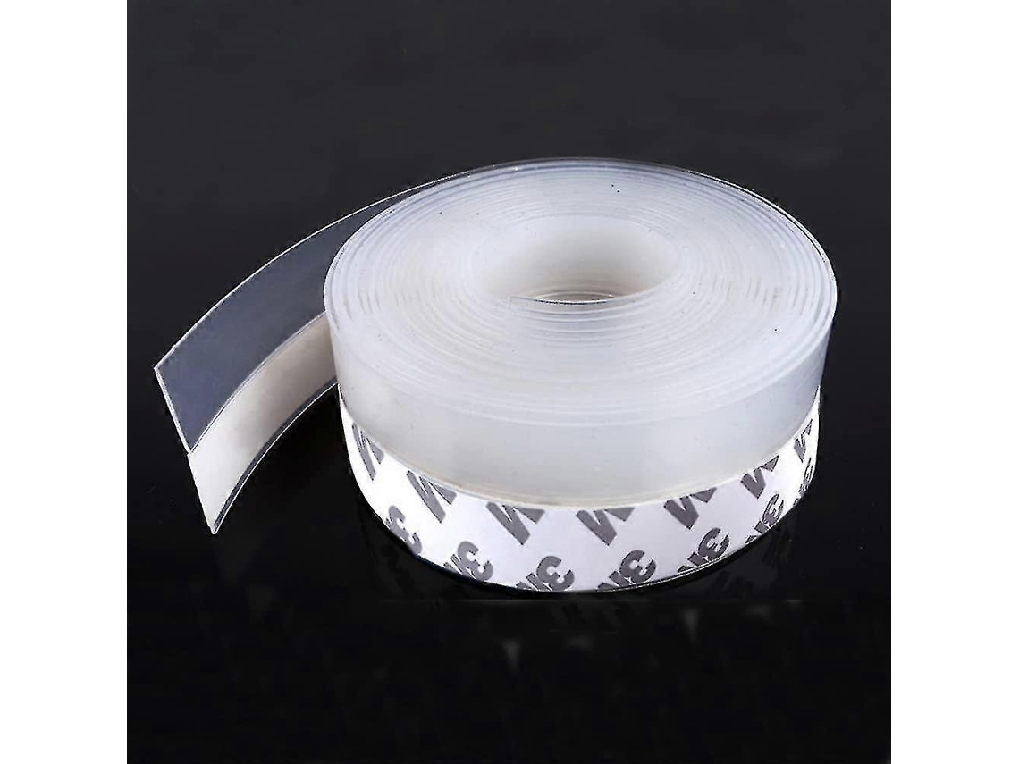 Tira de selado de silicone para porta 8m 26ft largo 35mm autoadehsiva para fechamento térmico e isolamento contra vento pó ruido insetos S/MARCA