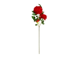 Laxiscreed Flores Artificiais Peônia Vermelha Pack De 10 Para Decoração De Interiores