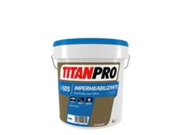 Titanpro I-505 Tinta Acrílica Telhas Vermelho Telha 4L TITAN