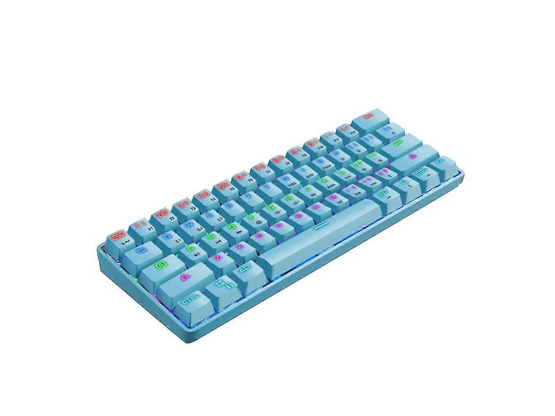 Teclado mecânico compatível com Bluetooth, para jogos e escritório TAISHENGDA