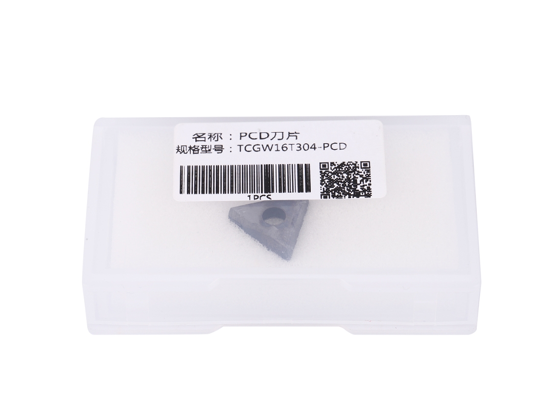 Hoja De Torneado Pcd Con Punta De Diamante Tcgw16t302 Tcgw16t304 Para Herramienta Cnc
