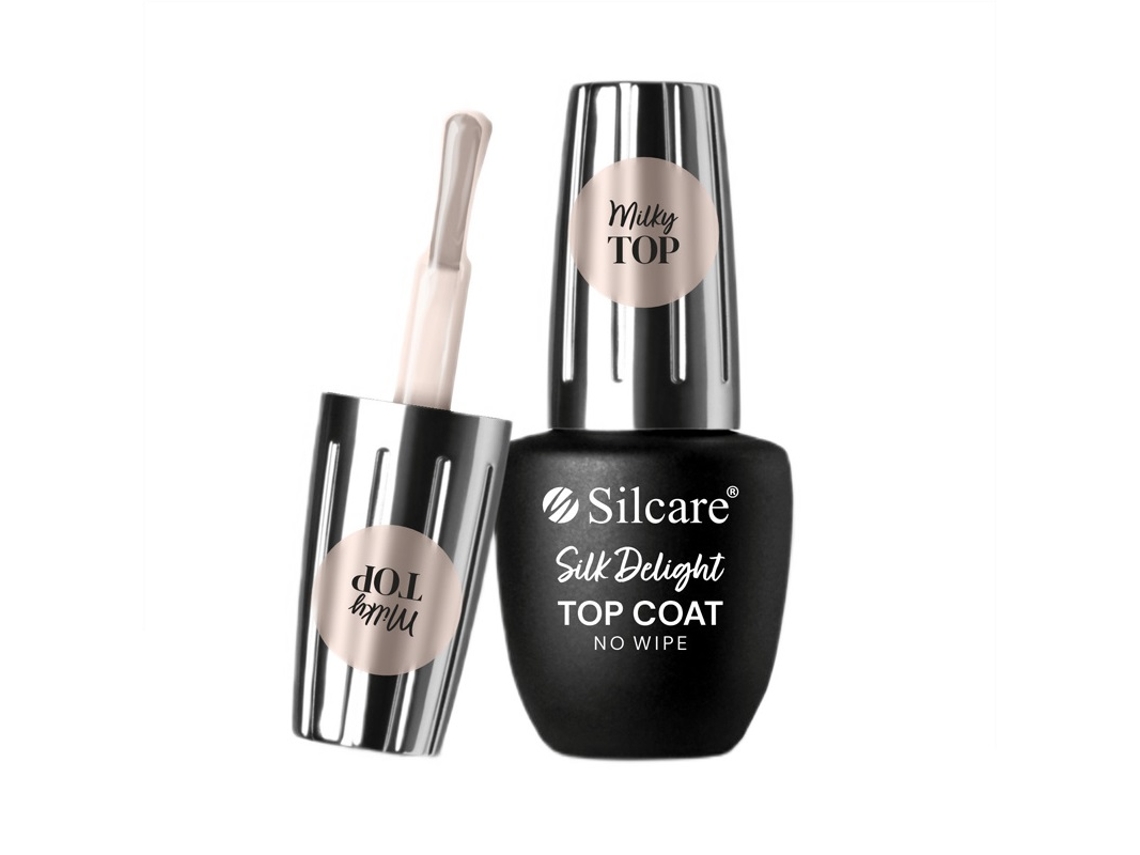 Premium No Wipe Hybrid Top Coat, 9 Ml High Gloss, Long Lasting Finish Silcare