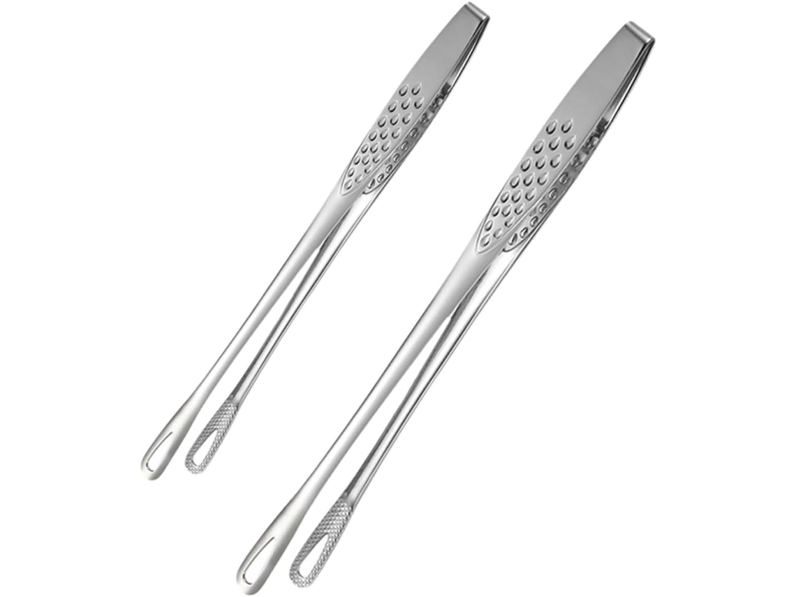 Conjunto De Pinças Para Alimentos Upkoch Em Aço Inoxidável, Ideais Para Churrasco E Cozinha Antiderrapantes Resistentes