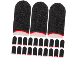 Holibanna 20 Pares De Dedeiras Respiráveis E Antiderrapantes Para Jogos, Confortáveis E Resistentes Ao Suor, Ideais Para