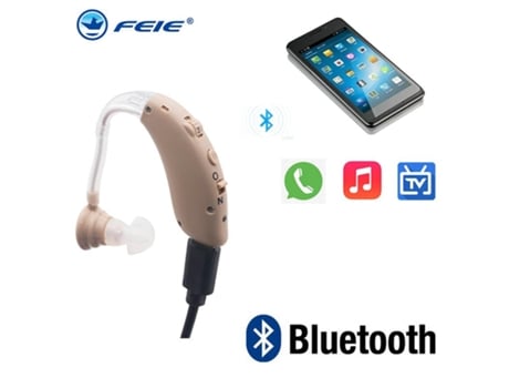 Novo Recarregável Bluetooth Usb Mini Aparelhos Auditivos Digitais Tom Ajustável Amplificador De Som Audição Portátil Surdo Aparelho Auditivo Feie