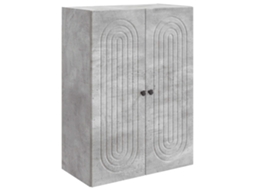Maison Exclusive - Armário De Parede Cinzento Cimento 66 X 34,5 X 90 Cm