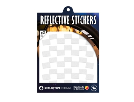 Autocolante Refletor para Rodas de Bicicleta REFLECTIVE BERLIN Checker