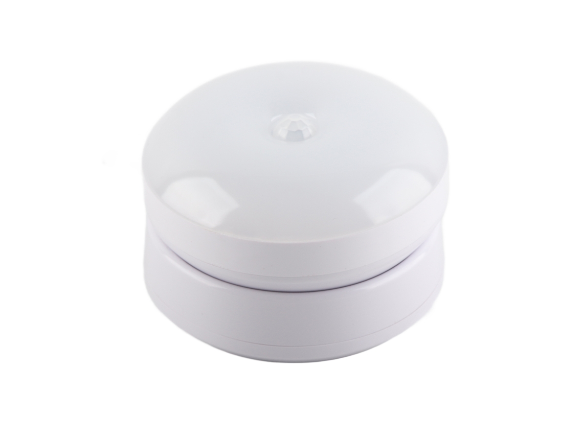 Luz noturna LED com sensor de movimento, sem fio, magnética, cola parede, quarto, dormitório | S/MARCA