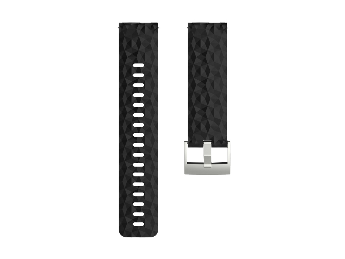 Pulseira para Smartwatch EOOCOO (substituição para Suunto Sport Baro Silicone Preto)