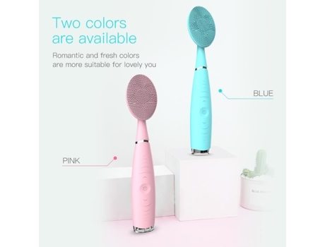 Escova de Limpeza Facial Instrumento de Limpeza Portátil de Silicone Recarregável Ferramentas de Cuidados com a Pele Rosa LOVEBAY