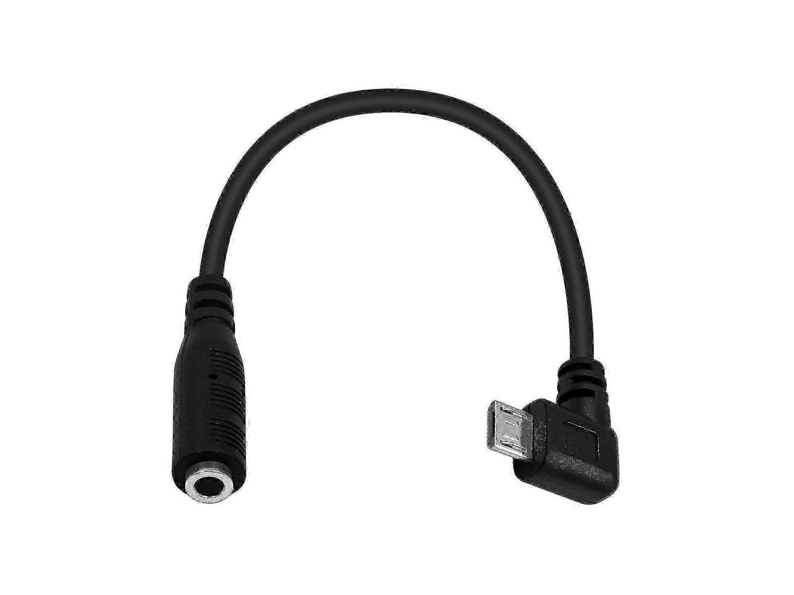 Cabo Adaptador De Áudio Micro Usb Para Conector De 3,5 Mm Aquaforge