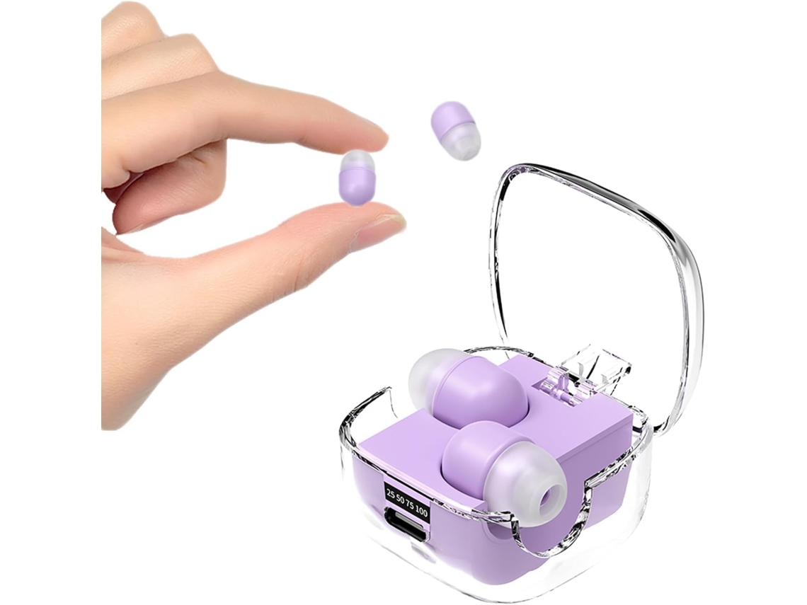 Mini Fones De Ouvido Sem Fio, Fones De Ouvido Bluetooth Com Cancelamento Ruído Para Orelhas Pequenas, Fones De Ouvido