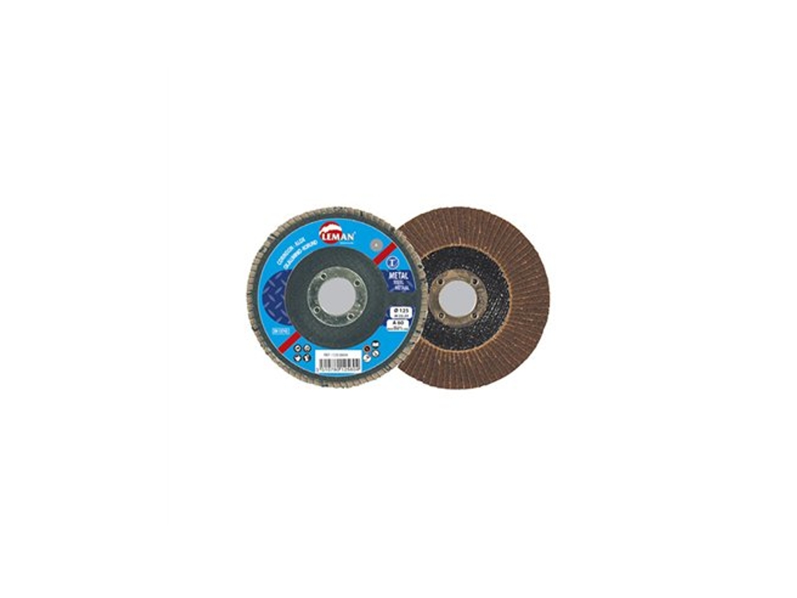 Disco Lamelar De Coríndon 115mm Grão 60 Leman