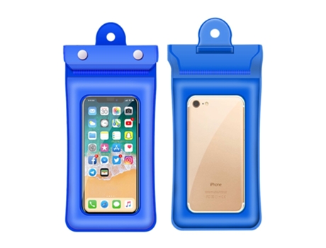 Essager Capa Em Couro Pu Impermeável Para Apple Iphone X/xs - Azul