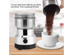 Moedor de café elétrico de café com lâminas de aço inoxidável moedor multifuncional para moer café, especiarias S/MARCA