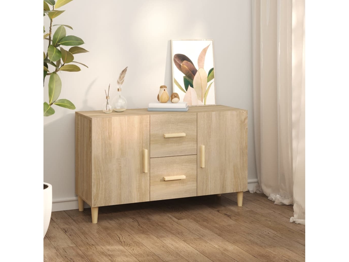Aparador 100x36x60 cm Derivados de Madera de Roble Sonoma