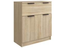 Sideboard, Sideboards Vidaxl Marrom Madeira Processada (n/a)