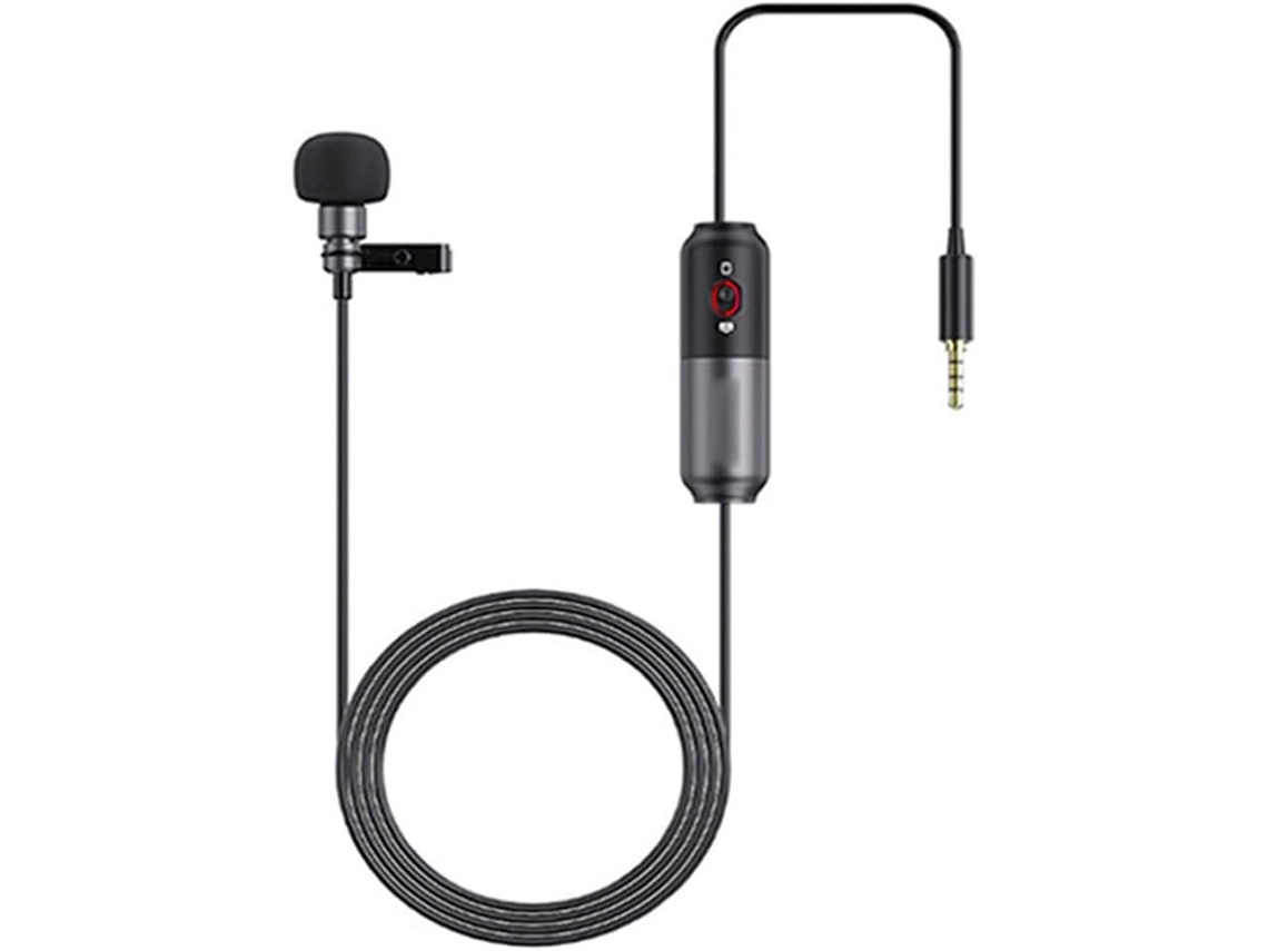 Microfone De Lapela Para Câmera Dslr