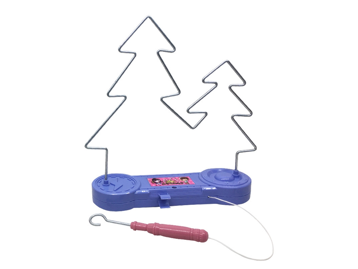 Primerox kit de Labirinto Elétrico Brinquedo Científico Educativo para Crianças e Adultos Rosa/azul