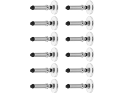 Conjunto De 35 Agulhas De Substituição Para Caneta Stylus, Pontas De Disco De Silicone Transparentes Gokoco