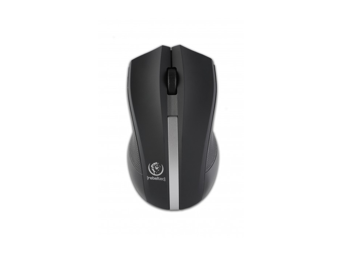 Mouse Sem Fio Rebeltec Galaxy Preto/prateado