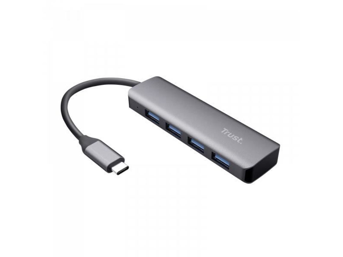 Hub Usb Lindy 43383 4 Portas Usb 3.2 Tipo C Velocidade De Transferência 5000 Mbit/s Brilvibera