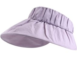 Chapéu De Copa Aberta Para Mulheres E Adolescentes Unissex, Macio, Com Aba Larga, Respirável, Dobrável, Roxo