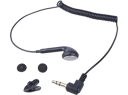 Fones De Ouvido Mono Com Fio E Isolamento Ruído.