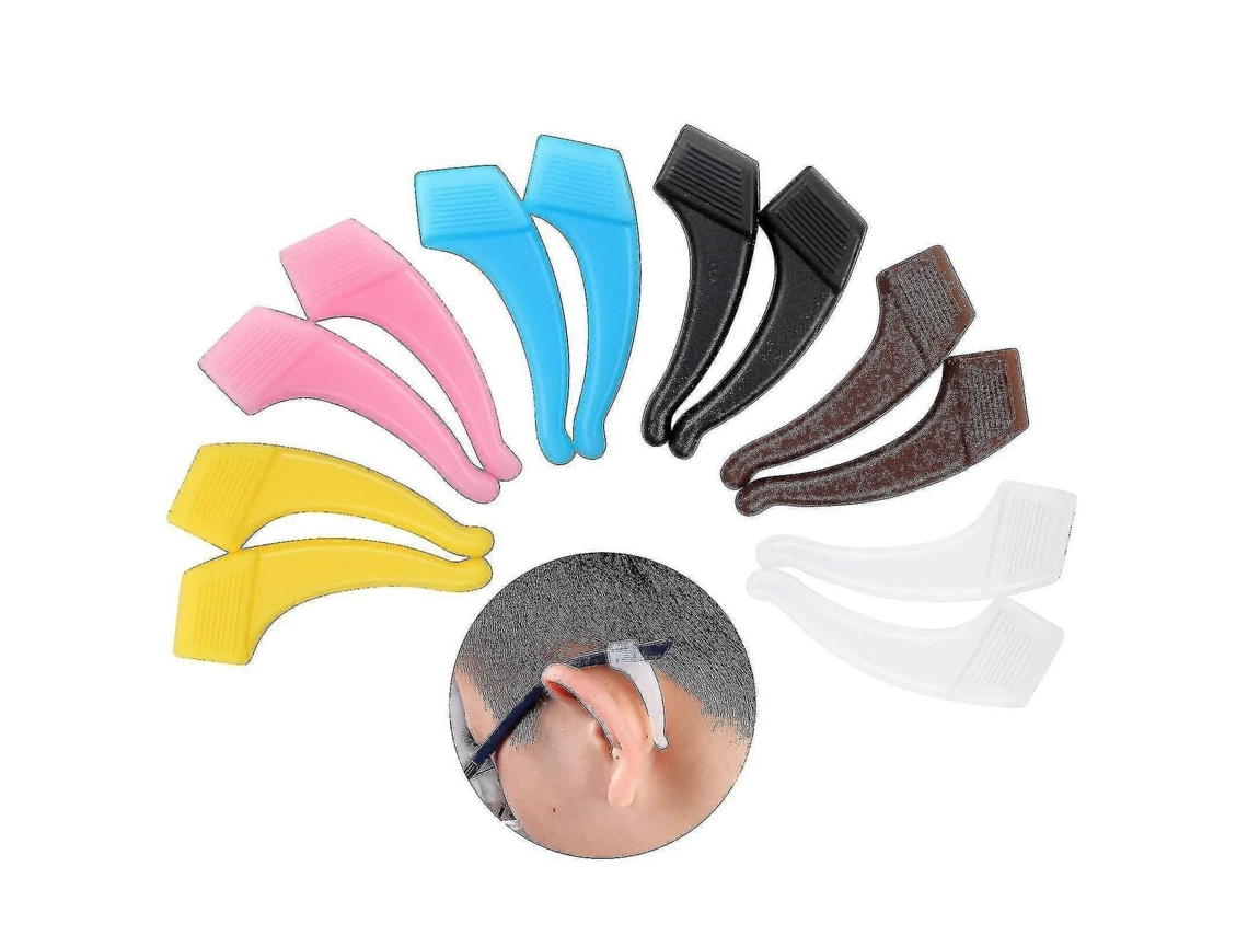 6 Pares de Cómodos Suportes Antideslizantes Silicone para Gafas Acessórios Gancho La Oreja Punta Patill a Las Deportes Shznv GOKOCO
