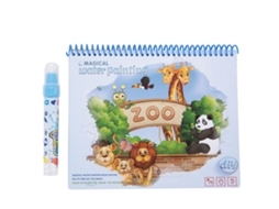 Primerox livro de Desenho com Água para Bebê e Crianças Brinquedo de Educação Precoce Zoológico