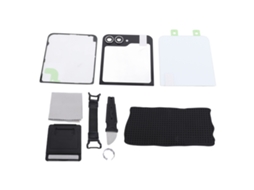Kit Reparo Vidro Tapa Traseira Celular Flip Galaxy Z Flip 6 5g Branco