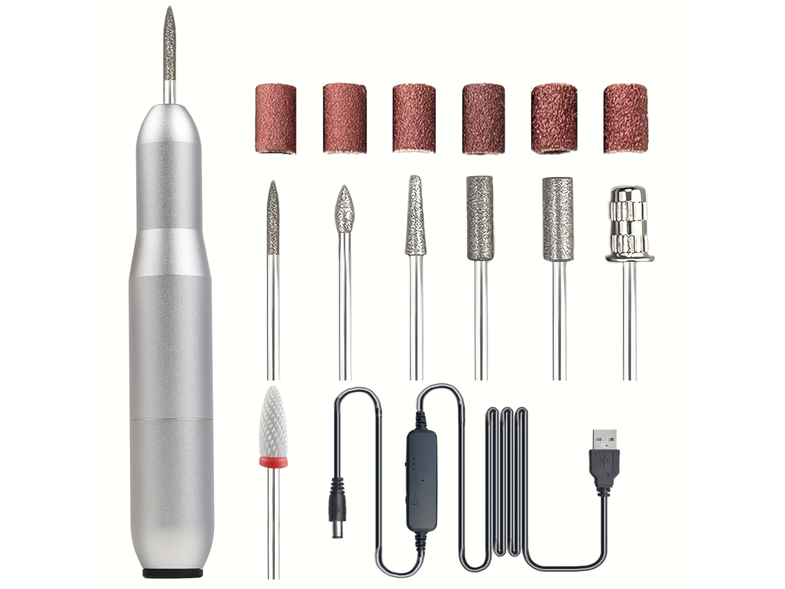 Conjunto Profesional Brocas Eléctricas Uñas, Kit Cuidados Uñas, Uso Doméstico Salones Belleza STELASPLEN