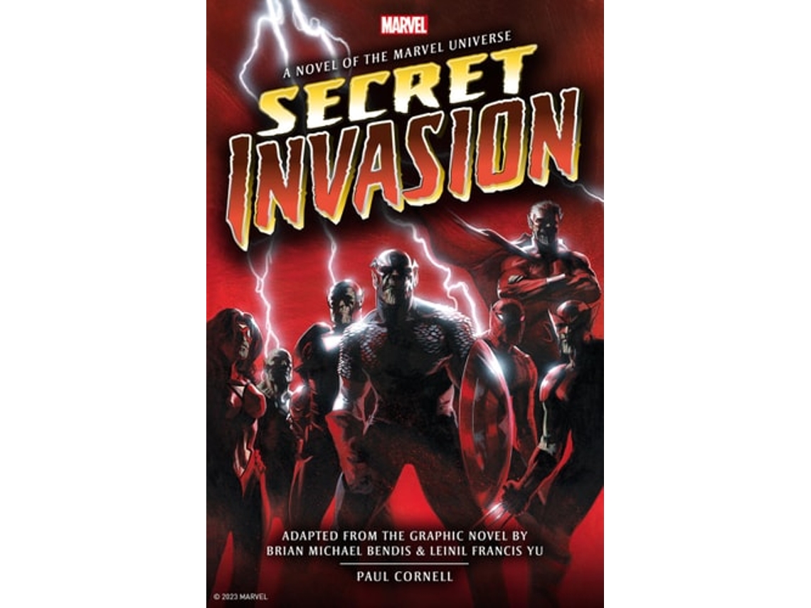 Livro Marvels Secret Invasion Prose Novel de Paul Cornell (Inglês - Capa Dura)