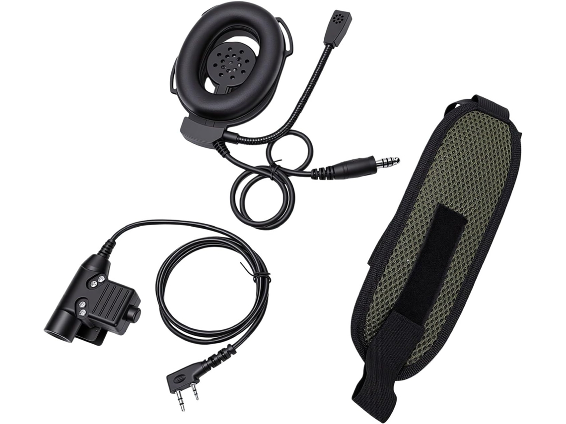 Fone De Ouvido Sem Fio Com Microfone Com Cancelamento De Ruído, Compatível Com Kpg87d Tk 2200 Tk 3202 Bf 888