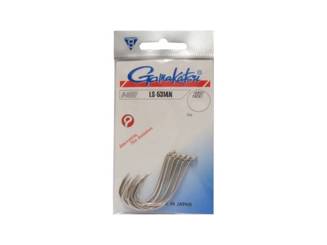 Conjunto de 8 Ganchos GAMAKATSU Ls-5314 3/0
