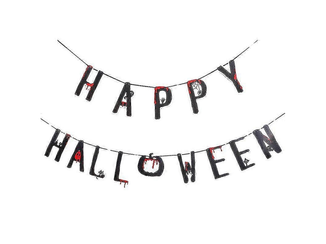 Banner De Papel De Halloween Para Decoração De Halloween Ly Ebike