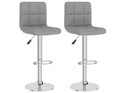 Bar Stool, Bar Stools Vidaxl Cinzeto Tecido (n/a)