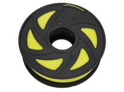 Filamento PLA Amarelo 1.75mm 1kg para Impressora 3d com Marca