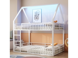 Cama De Andar 140x200 Branco Com Cerca E Luz Led