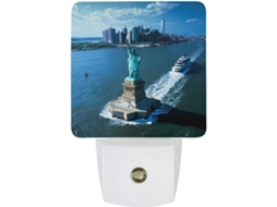 Luminária Noturna Do Estado De Nova York Com Sensor Crepuscular