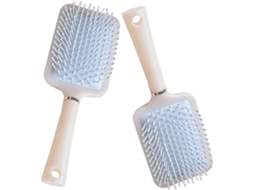 Escovas Desembaraçadoras Com Almofada Macia, Azuis, Conjunto De 2, De Plástico, Com Cabo Ergonômico E Efeito De Massagem