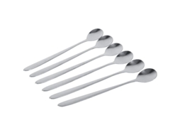 Conjunto de tigelas de aço inoxidável de 18 cm para sorvete, latte, café e sopa. Design moderno.