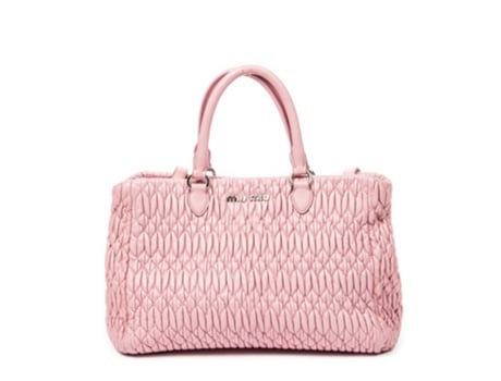 Mala De Ombro De Mulher Miu Miu Medium Chain Rosa (tamanho Único)