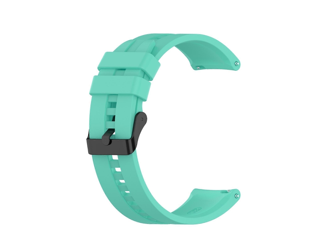 Pulseira De Silicone Para Huawei Watch Gt 2 46mm Com Fivela Preta (branca)
