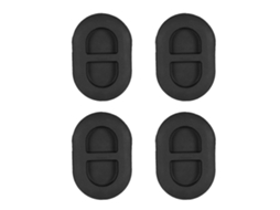 Conjunto de 4 Bujões de Drenagem Pretos para Assoalho Traseiro, Bujões de Borracha Pequenos para Jeep Wrangler Jk Jl. AQUAFORGE