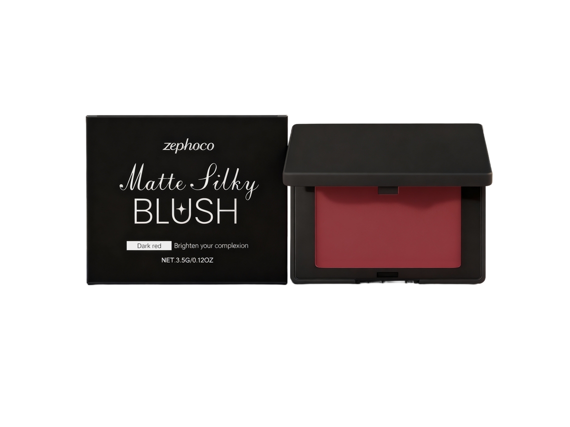 Blush Mate Silk Vermelho Escuro