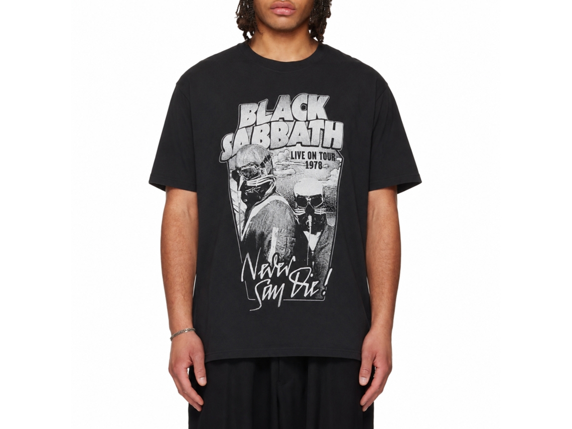 Black Sabbath Never Say Die Tour 78 T-shirt Unisex Adults Size:m