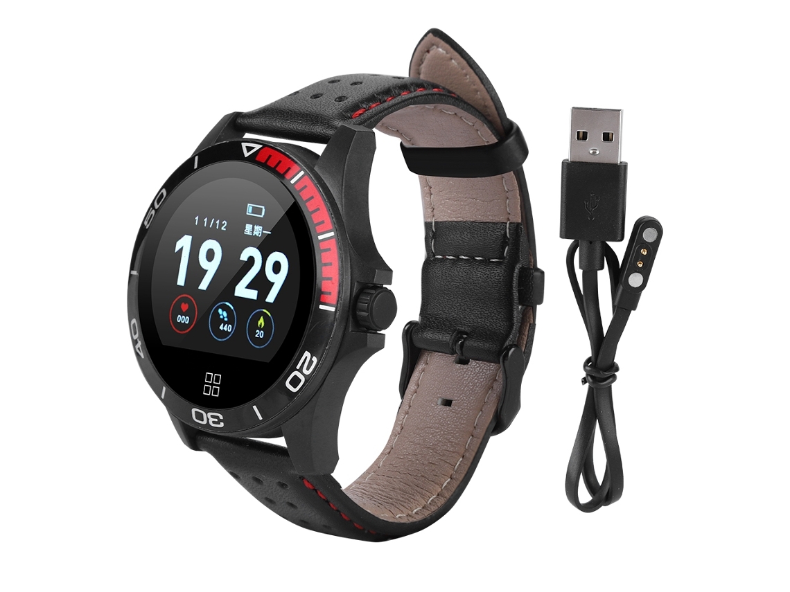 Pulseira Inteligente CK21 com Monitoramento Cardíaco e Tela Grande EOOCOO